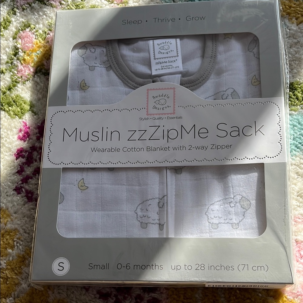 Swaddle Designs Muslin zzZipMe Sack